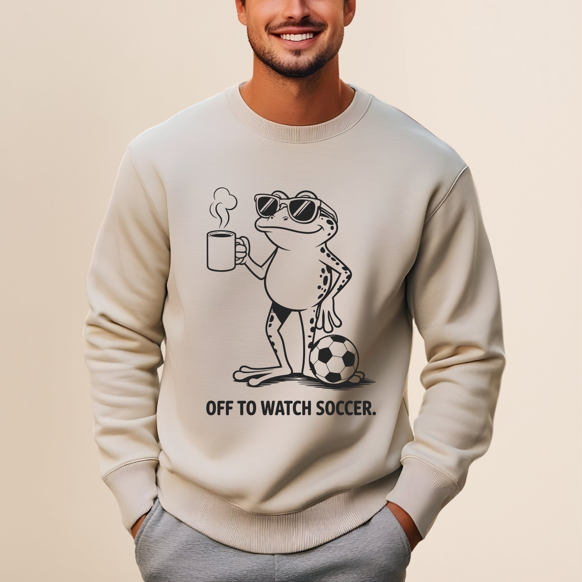 The 'Match Day Chill' Frog Sweatshirt