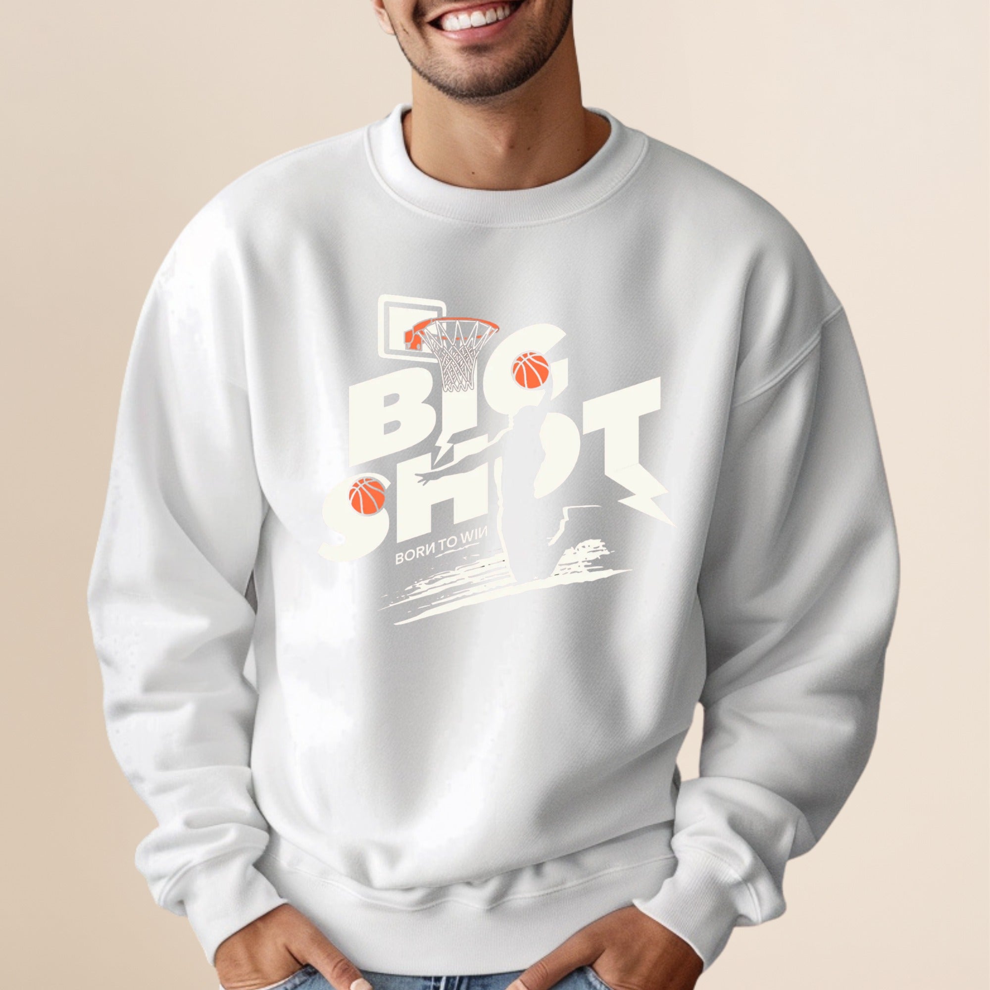 Big Shot Basketball Graphic Sweatshirt