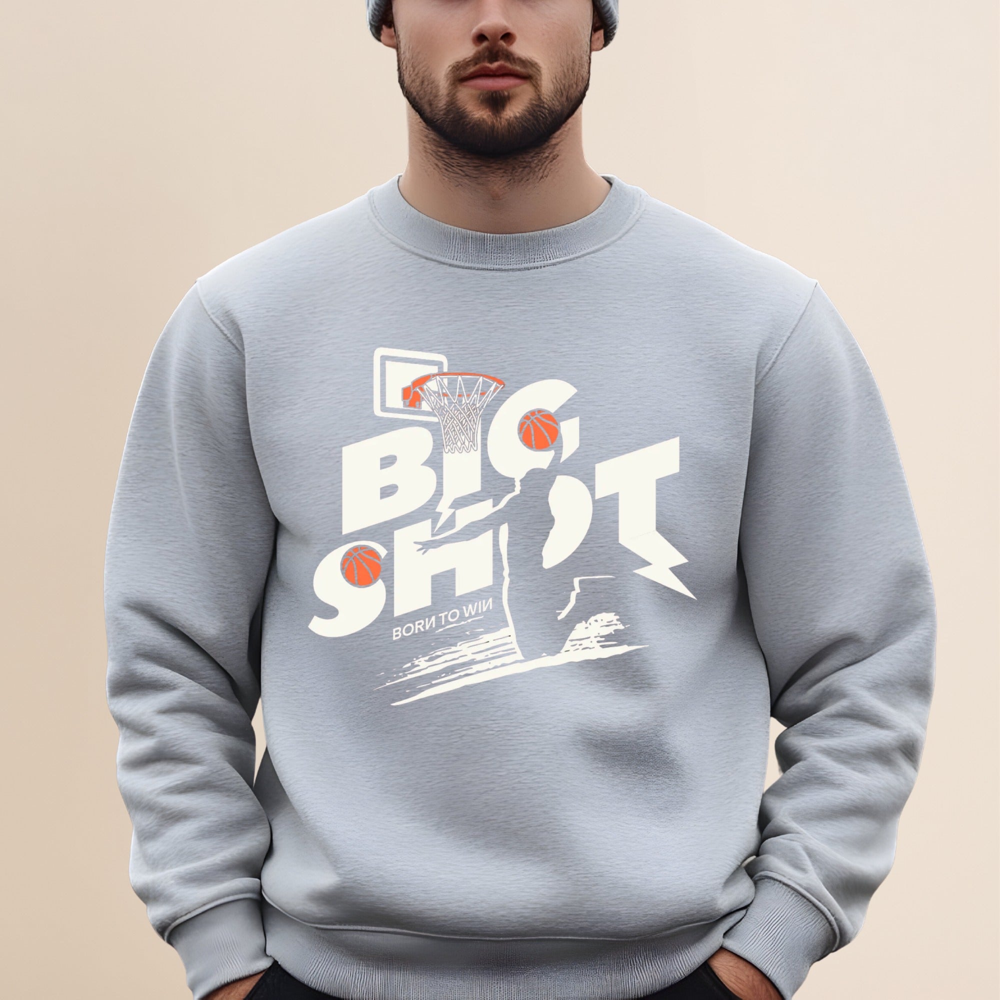 Big Shot Basketball Graphic Sweatshirt