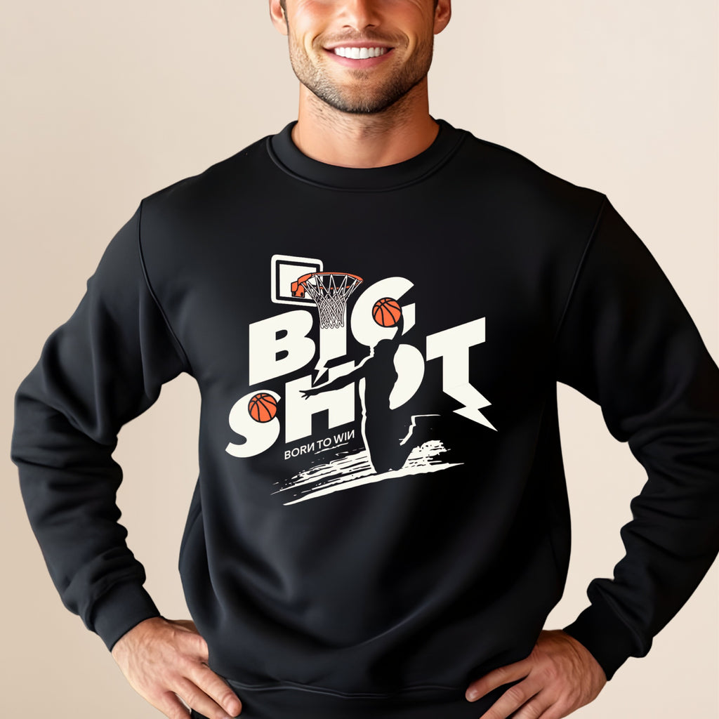 Big Shot Basketball Graphic Sweatshirt