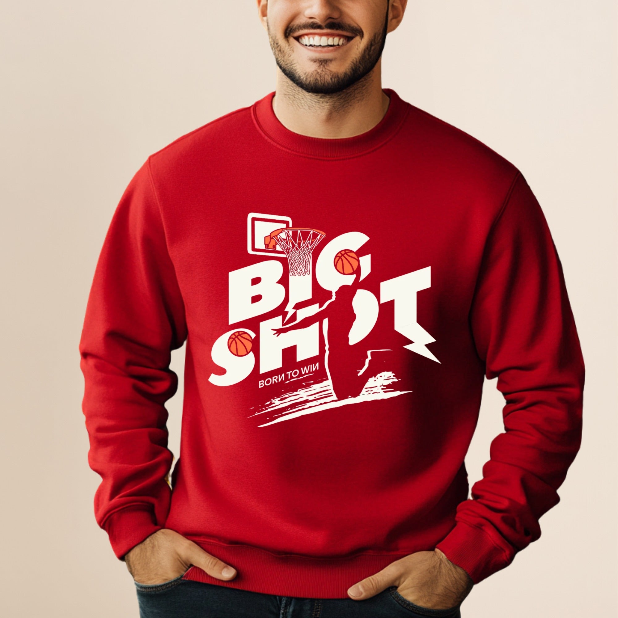 Big Shot Basketball Graphic Sweatshirt
