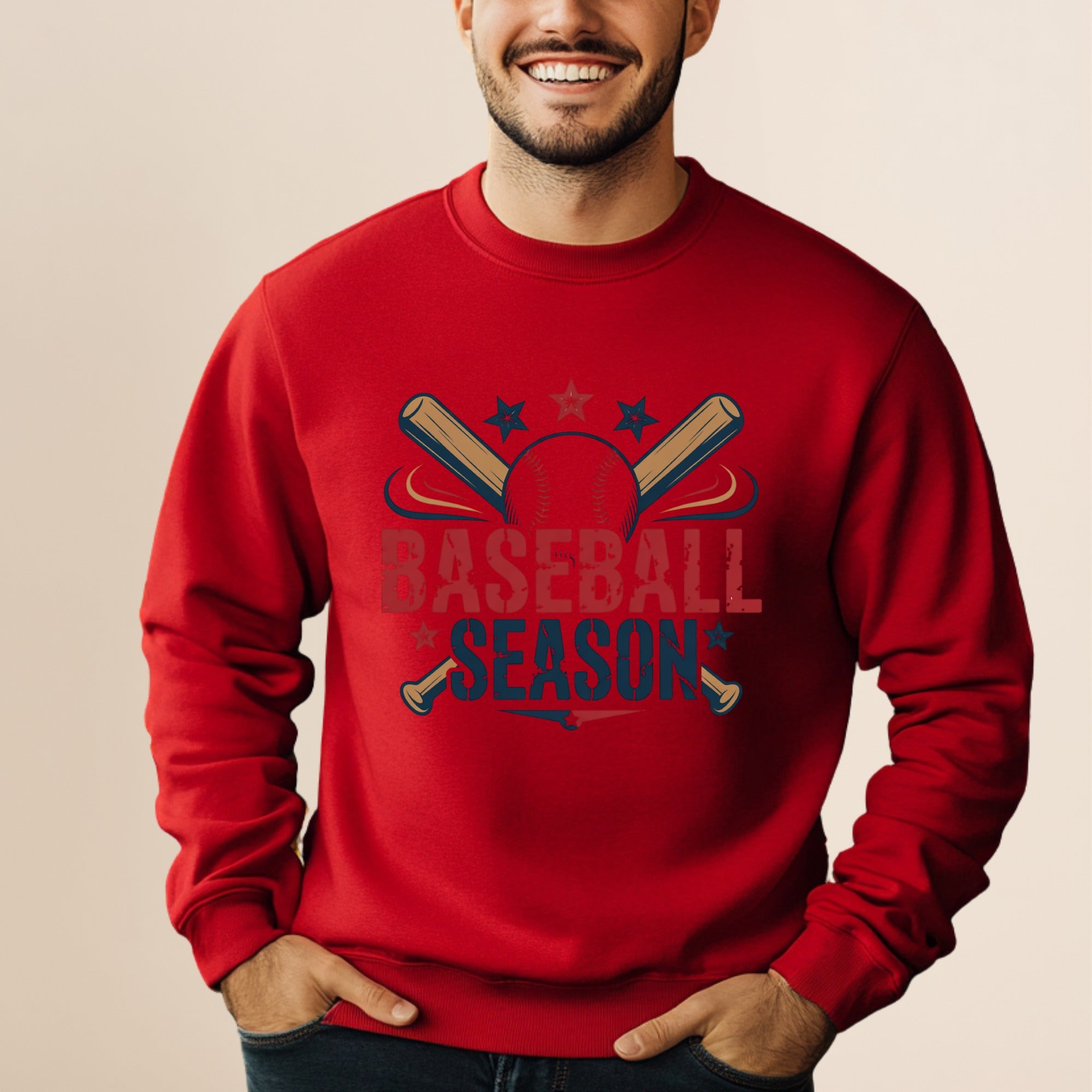 Baseball Season Heritage Graphic Sweatshirt