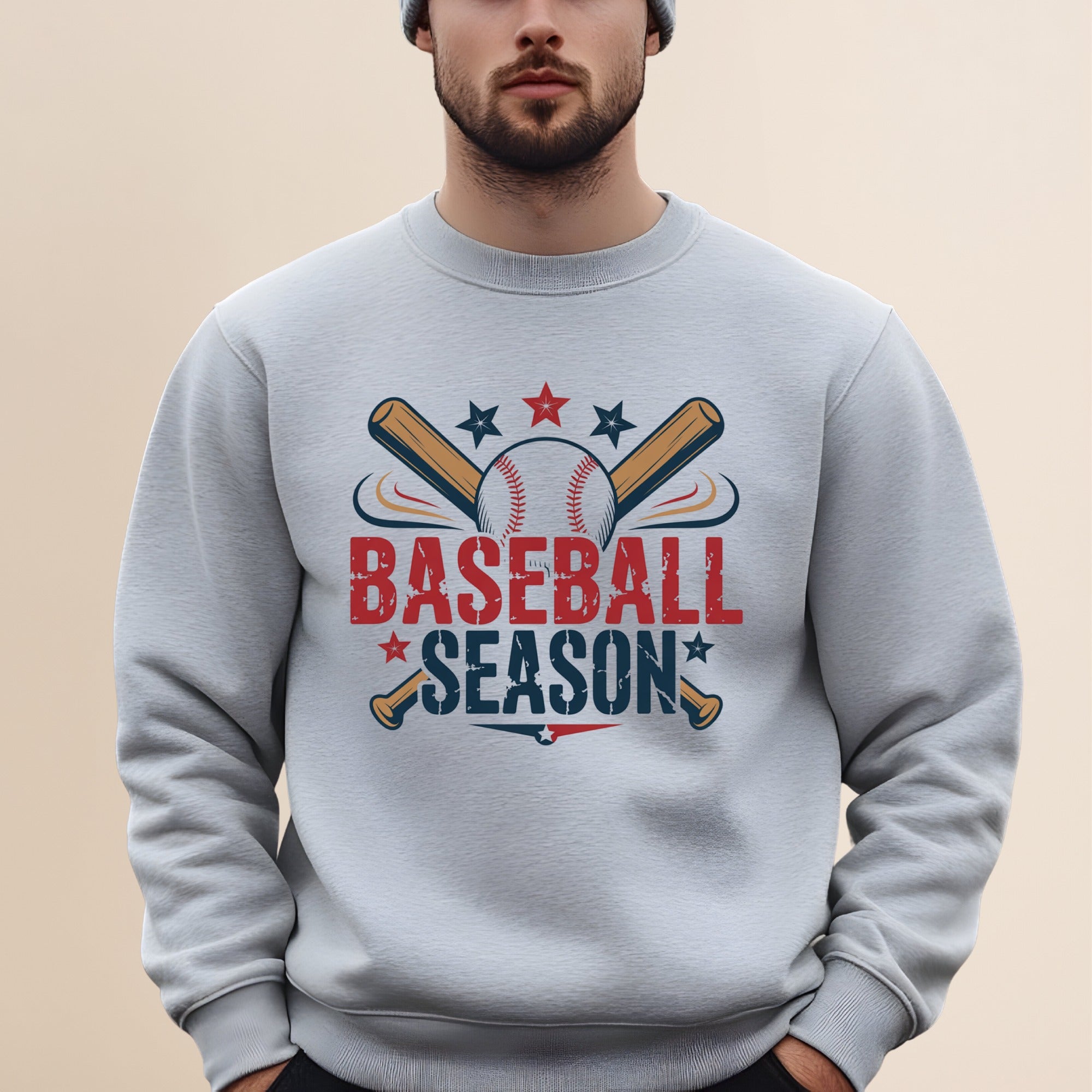 Baseball Season Heritage Graphic Sweatshirt