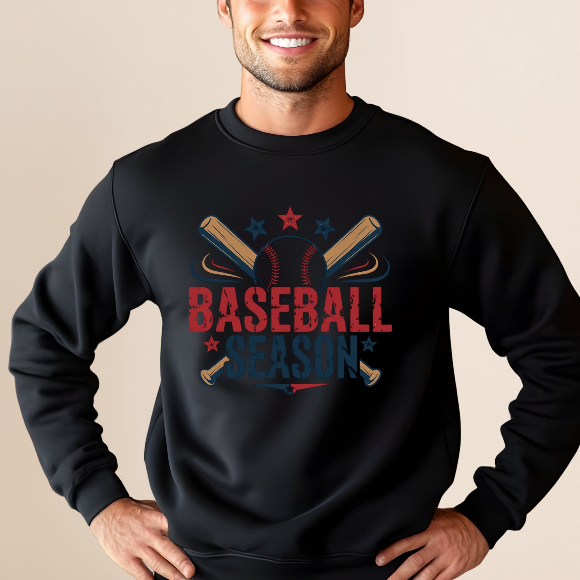 Baseball Season Heritage Graphic Sweatshirt