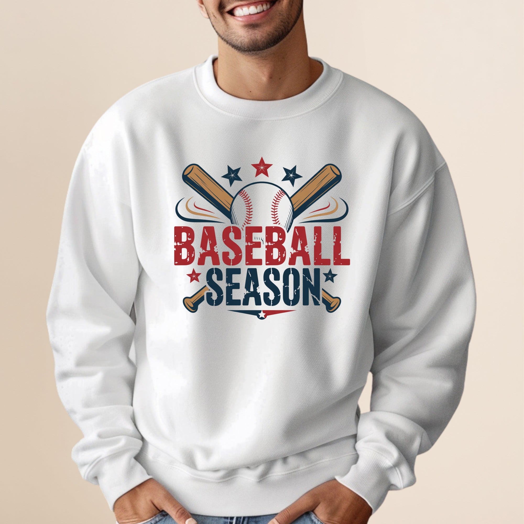 Baseball Season Heritage Graphic Sweatshirt