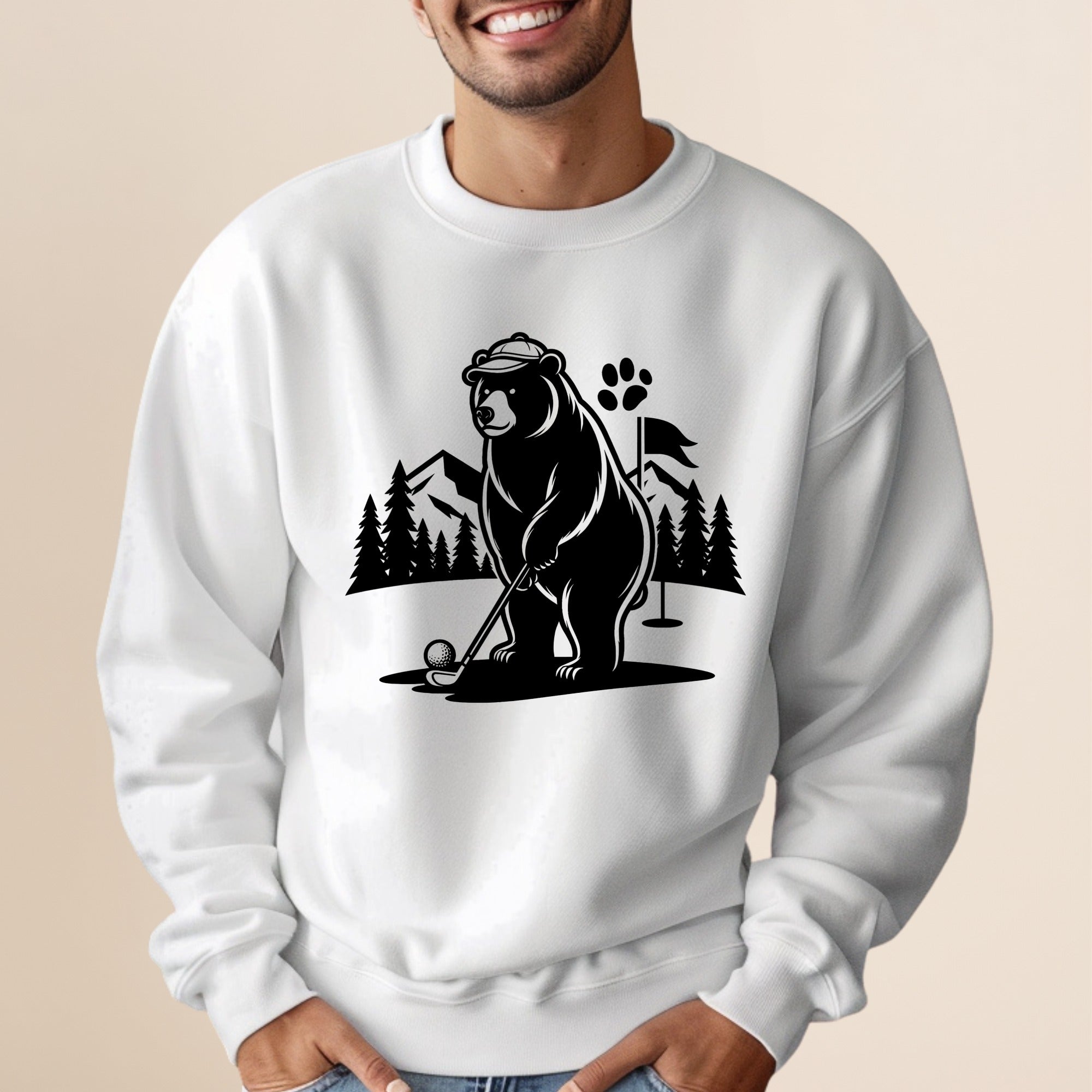 Forest Fairway Bear Sweatshirt