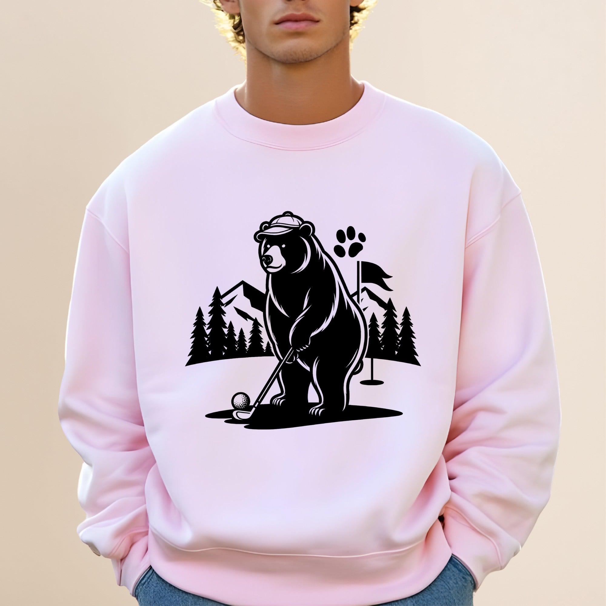 Forest Fairway Bear Sweatshirt
