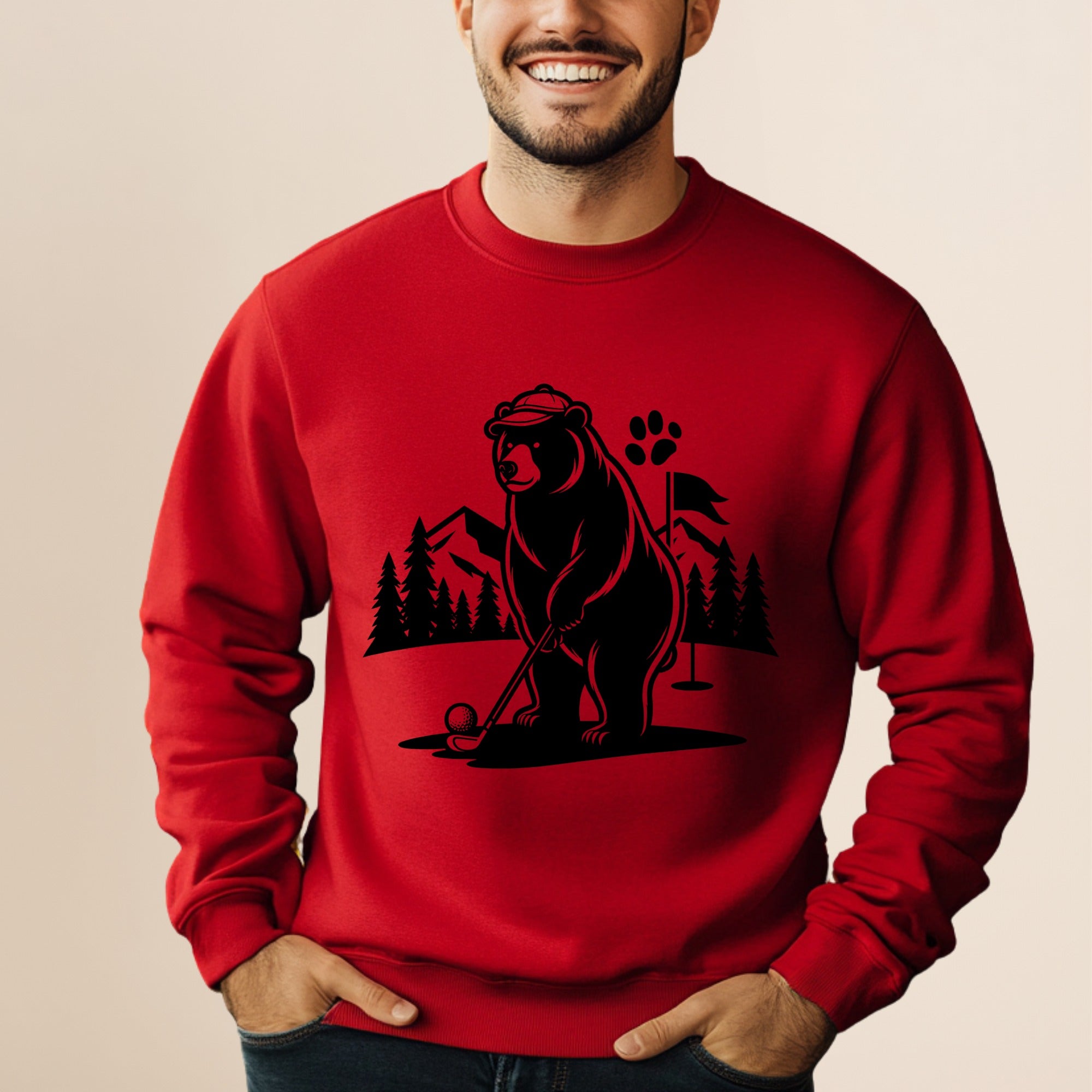 Forest Fairway Bear Sweatshirt