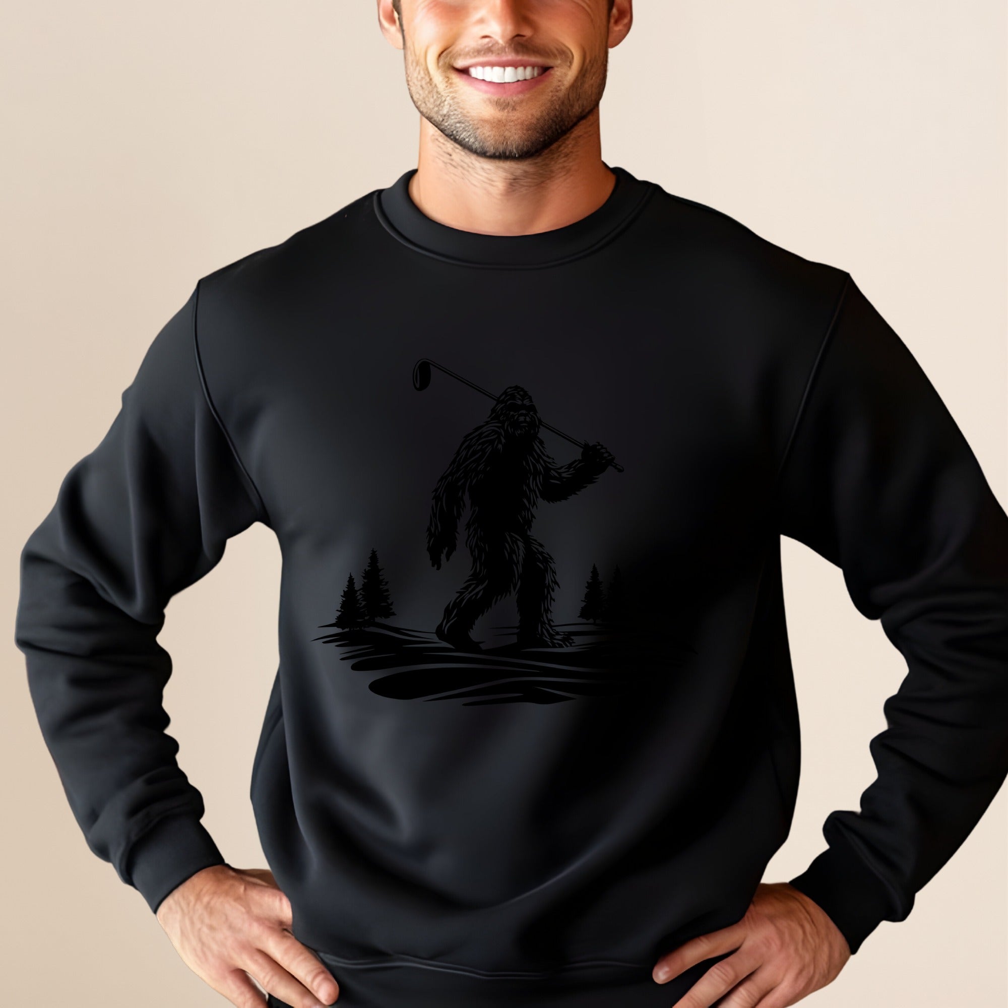 Sasquatch Caddy Golf Sweatshirt