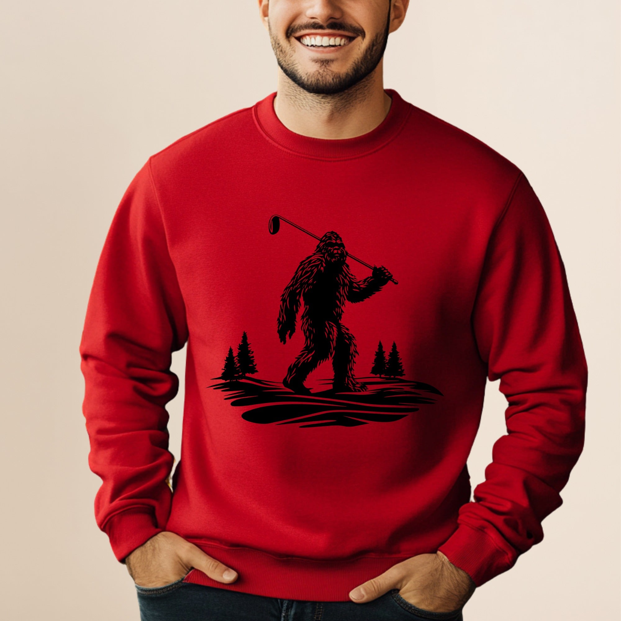 Sasquatch Caddy Golf Sweatshirt