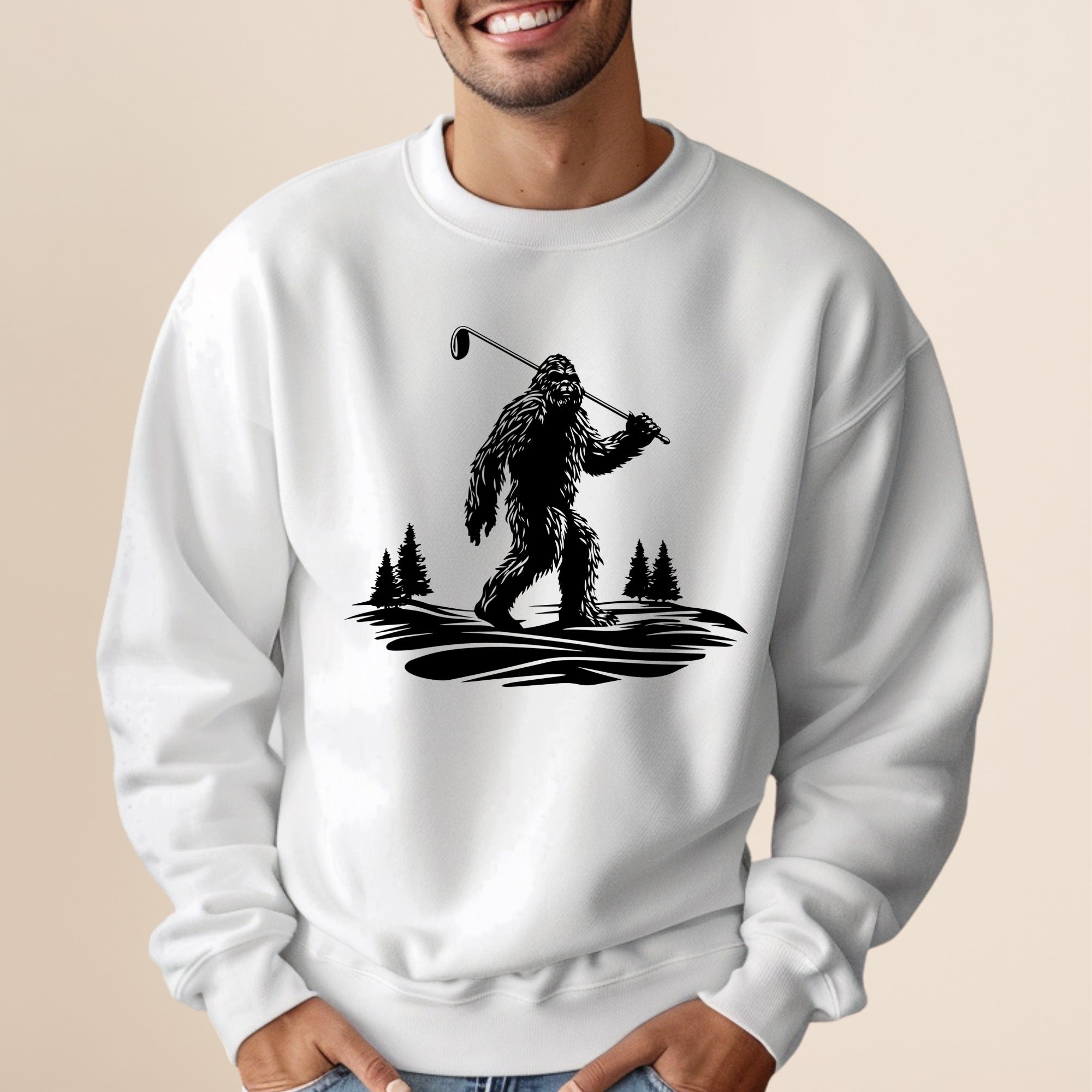 Sasquatch Caddy Golf Sweatshirt