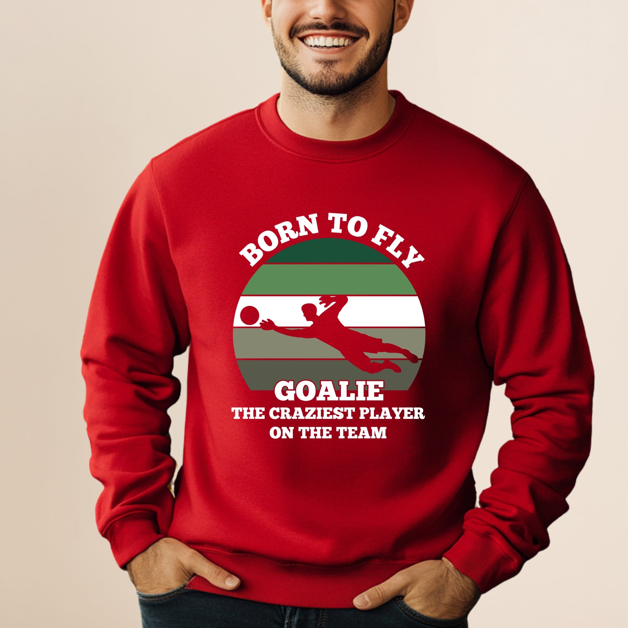 Retro Stripe Goalie Icon