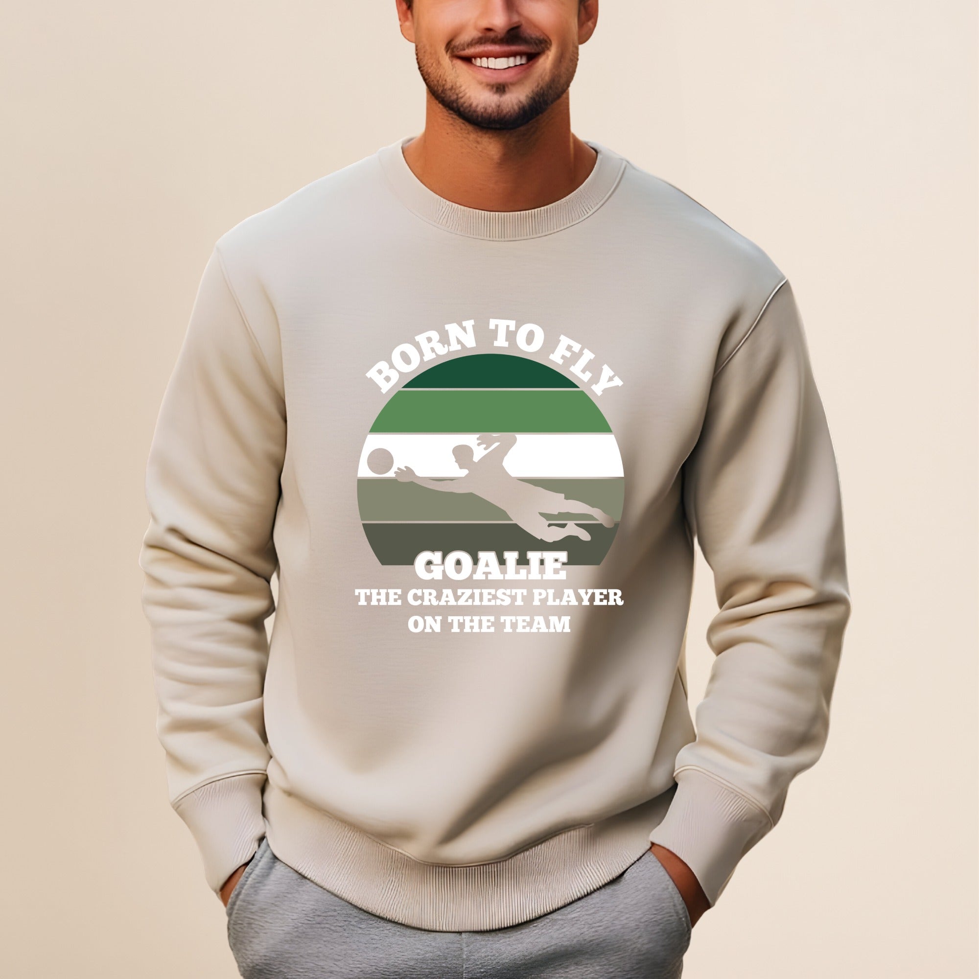 Retro Stripe Goalie Icon