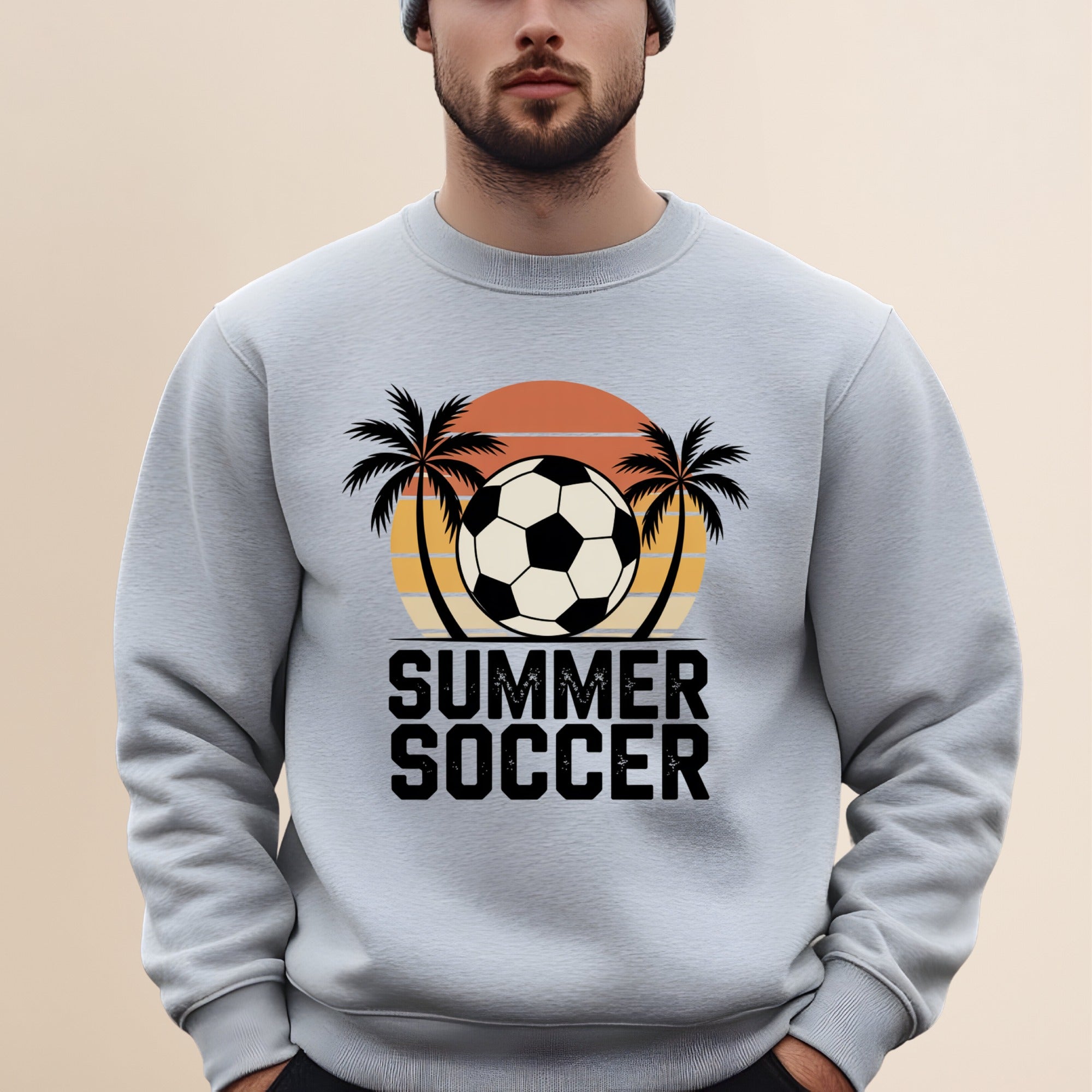Retro Sunset Soccer