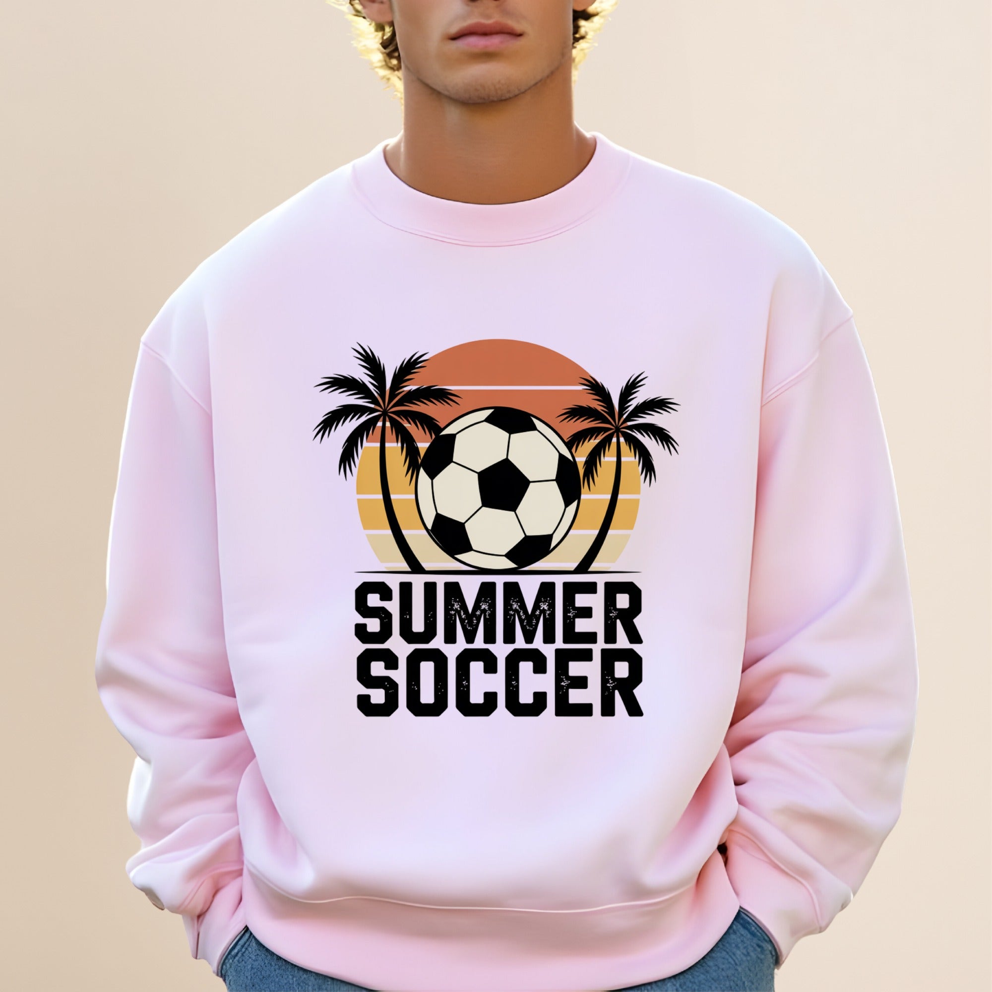 Retro Sunset Soccer