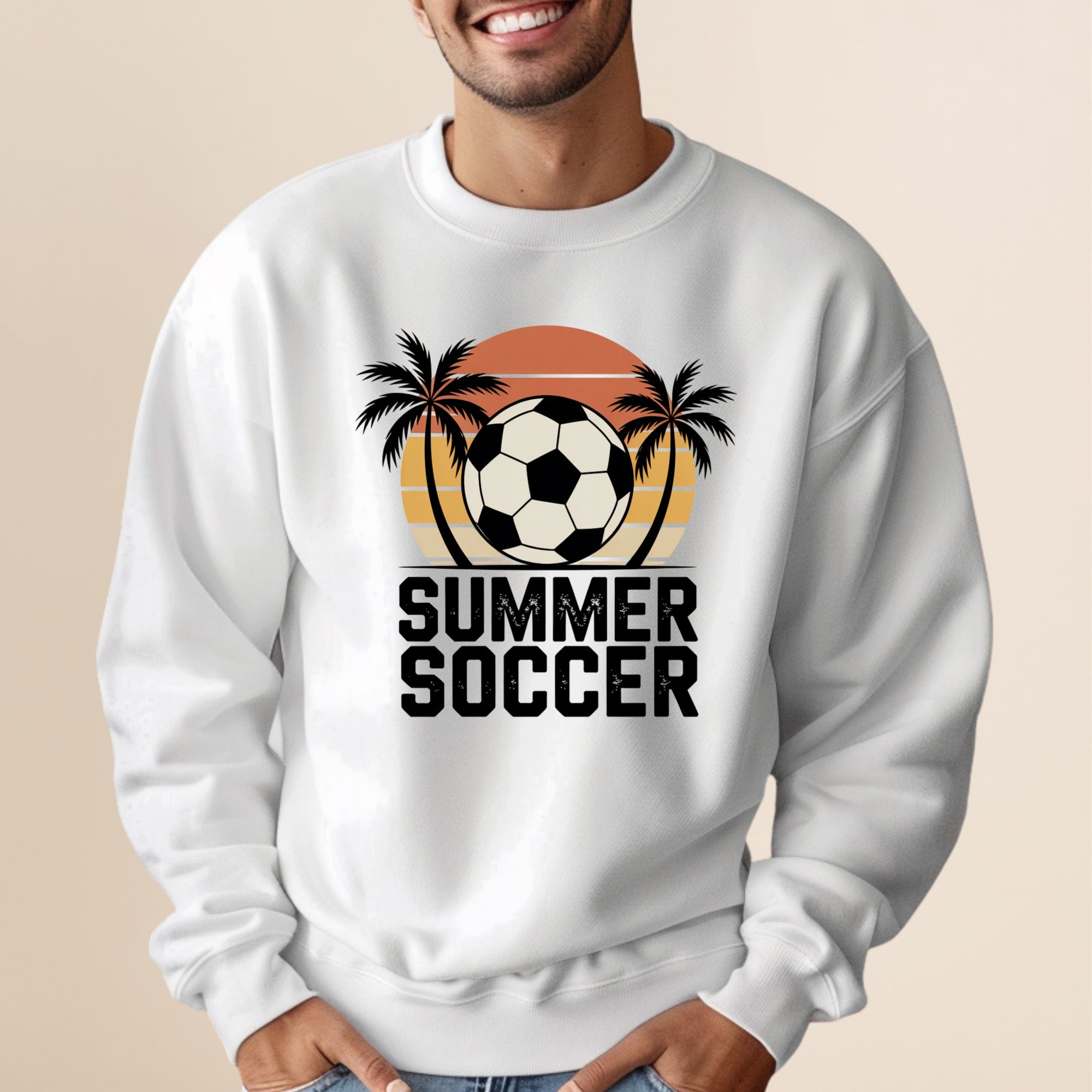 Retro Sunset Soccer