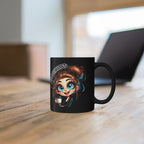 Sarcastic Coffee Grumpy Black Mug (11oz)