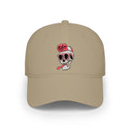 Cartoon Skull Low Profile Baseball Cap