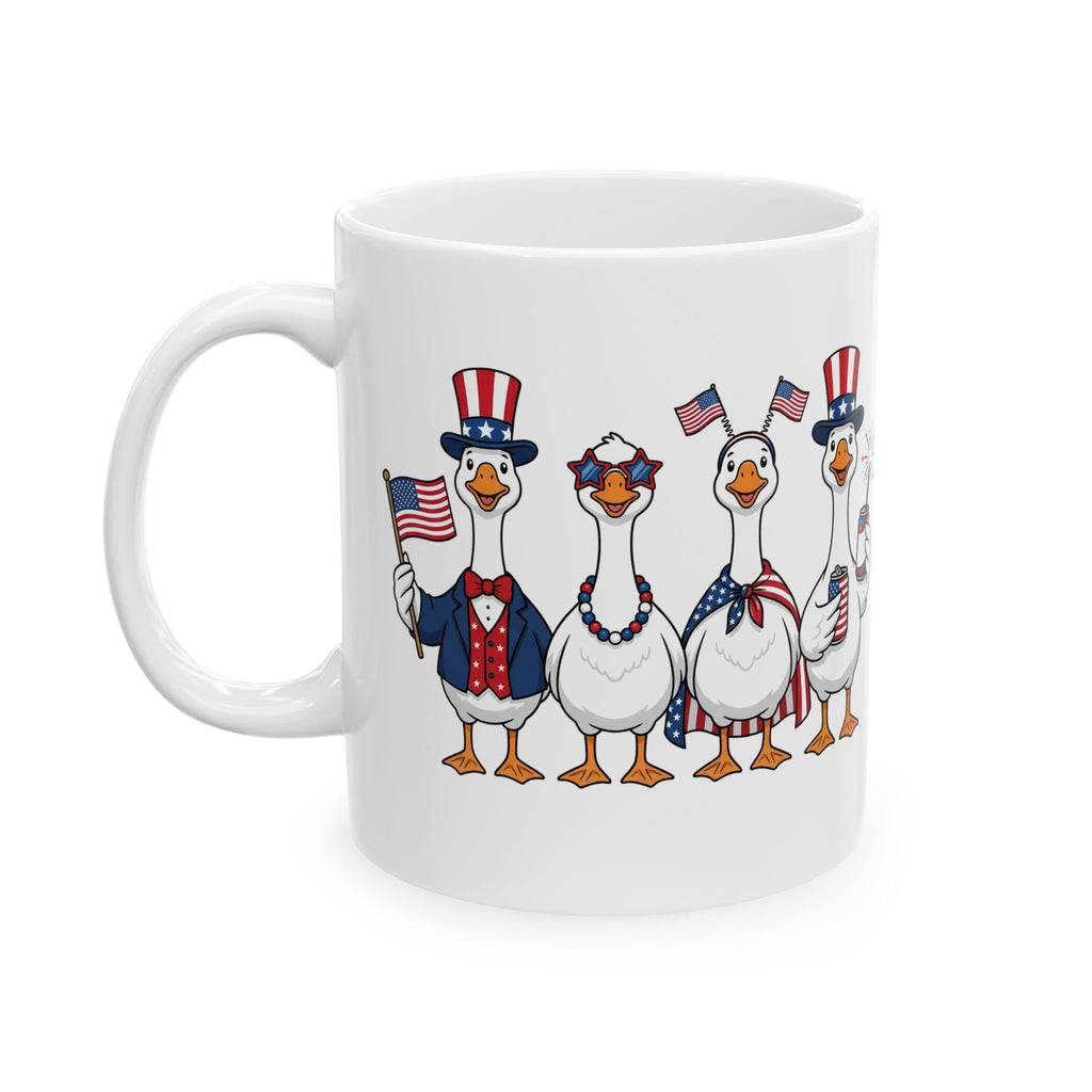 USA 4th of July Ceramic Mug
