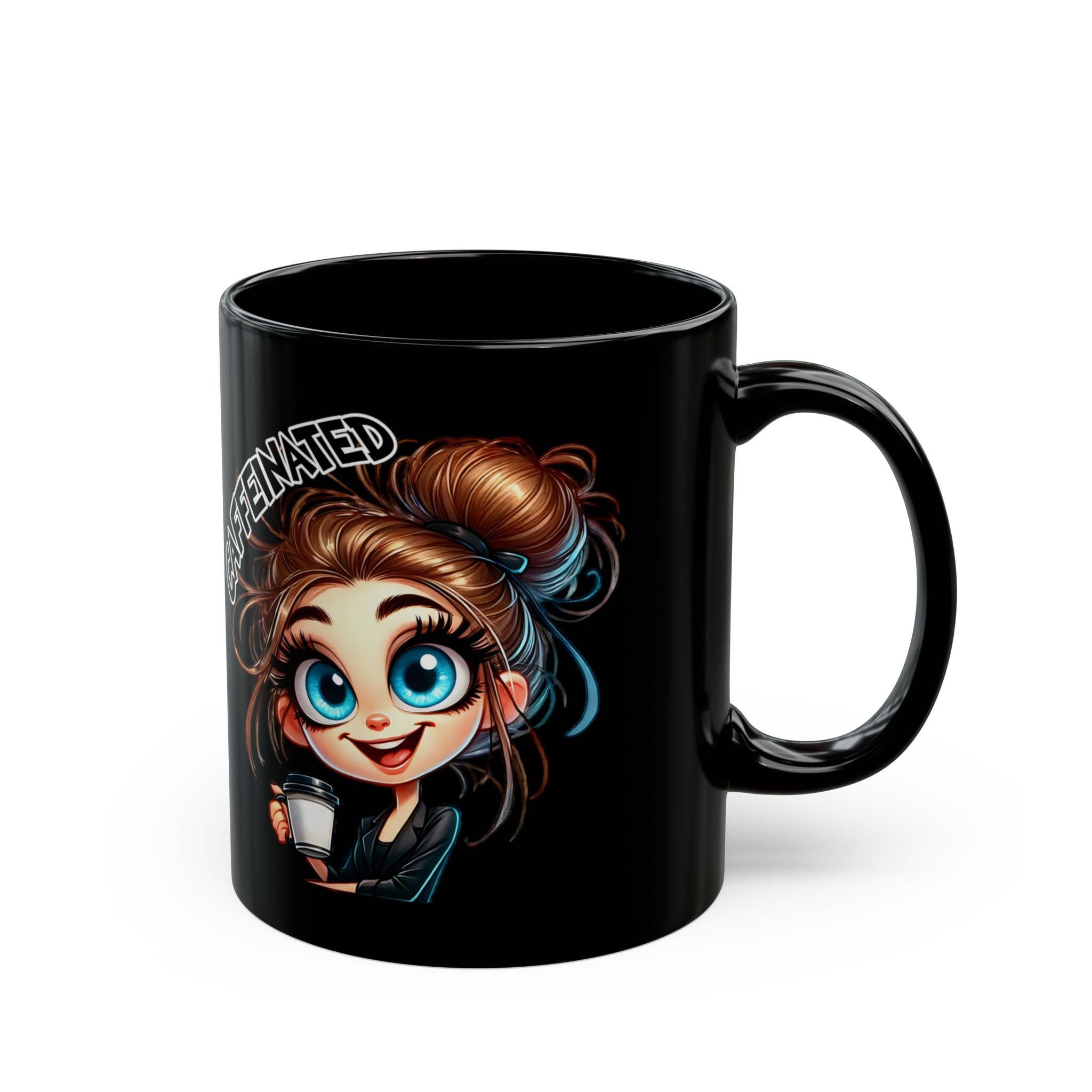 Sarcastic Coffee Grumpy Black Mug (11oz)