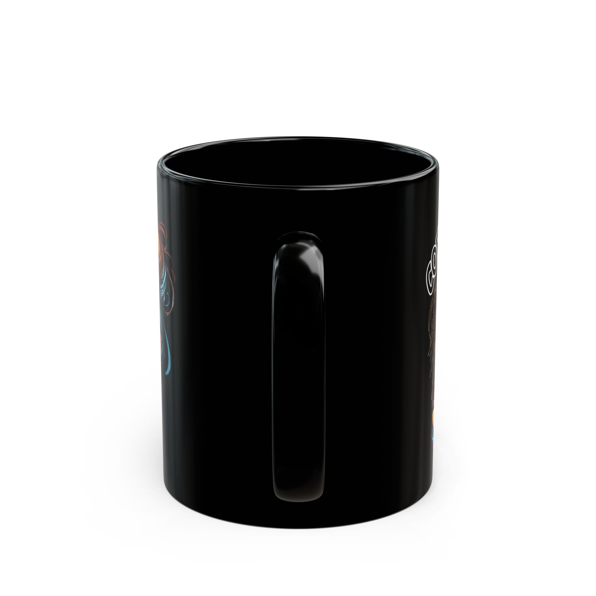 Sarcastic Coffee Grumpy Black Mug (11oz)