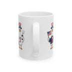 USA 4th of July Ceramic Mug
