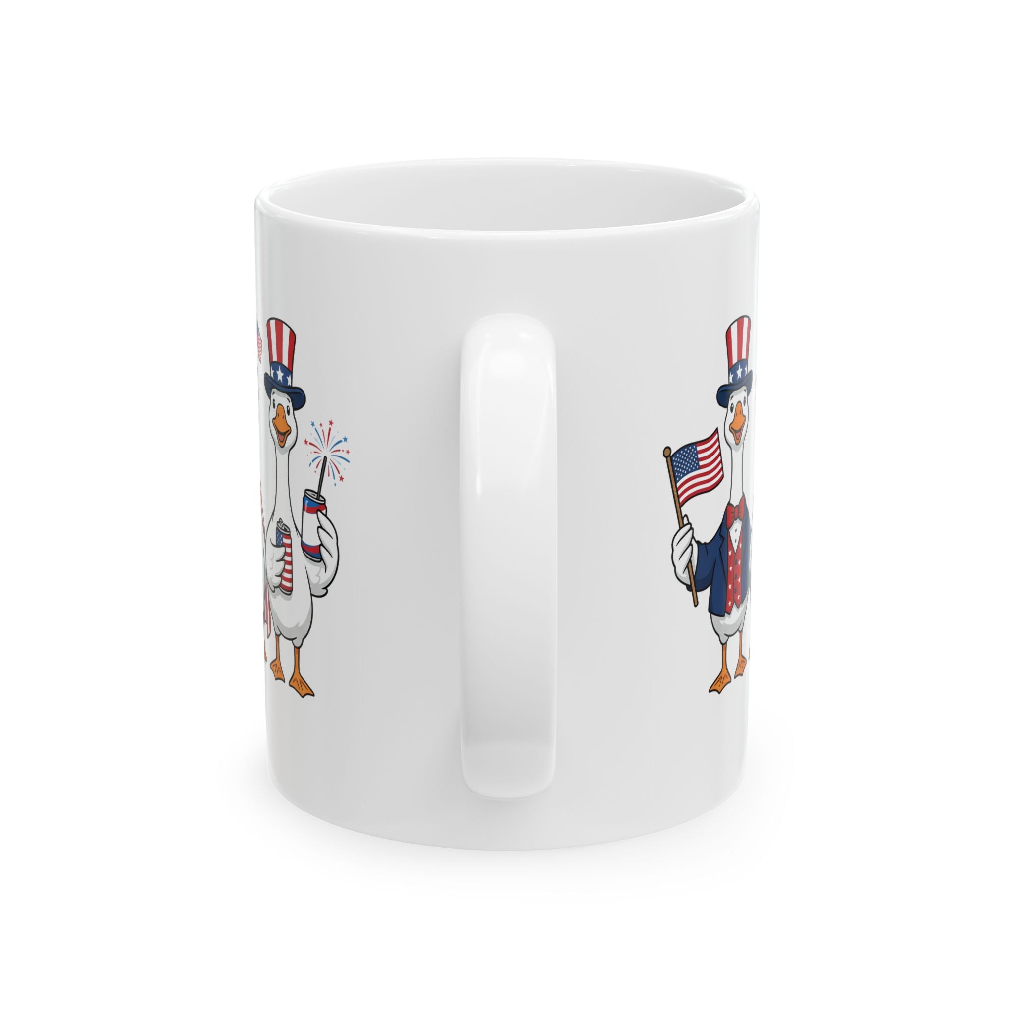 USA 4th of July Ceramic Mug