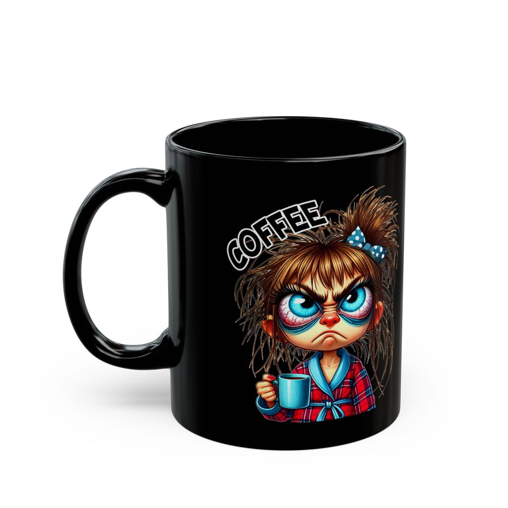 Sarcastic Coffee Grumpy Black Mug (11oz)