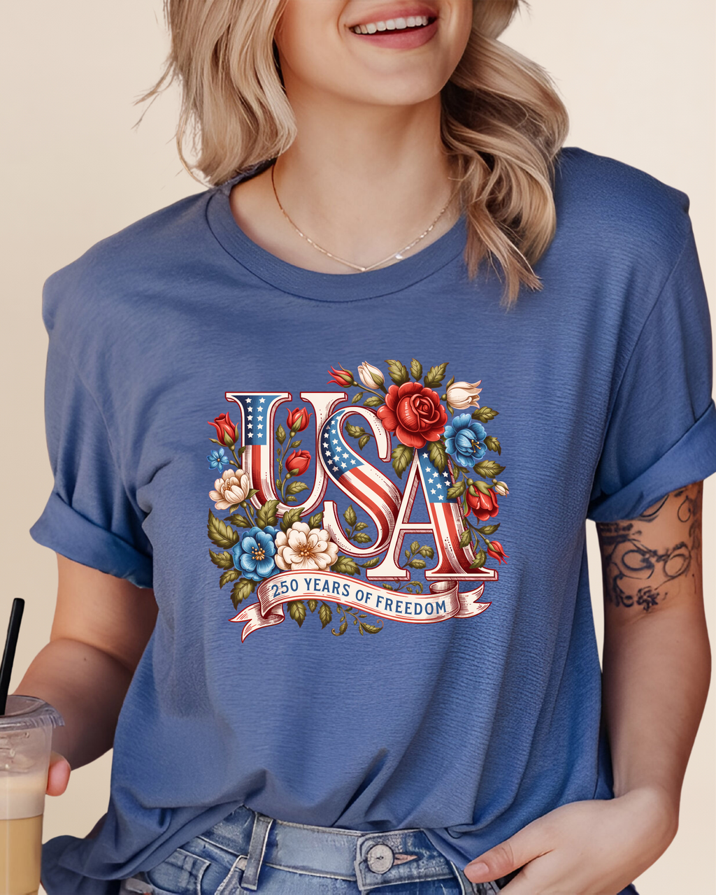 USA Adult Unisex Tee