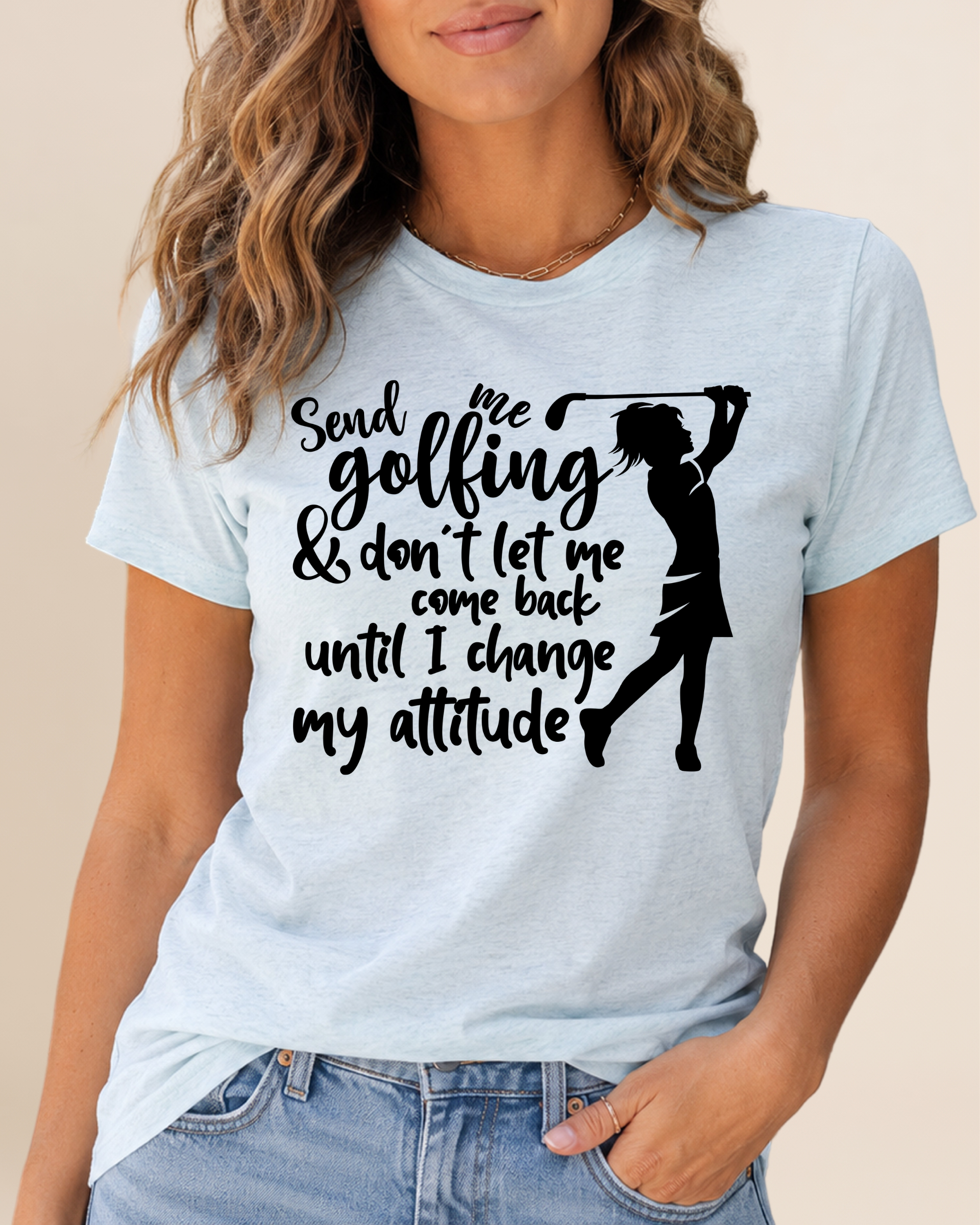 Send me Golfing Adult Unisex Tee