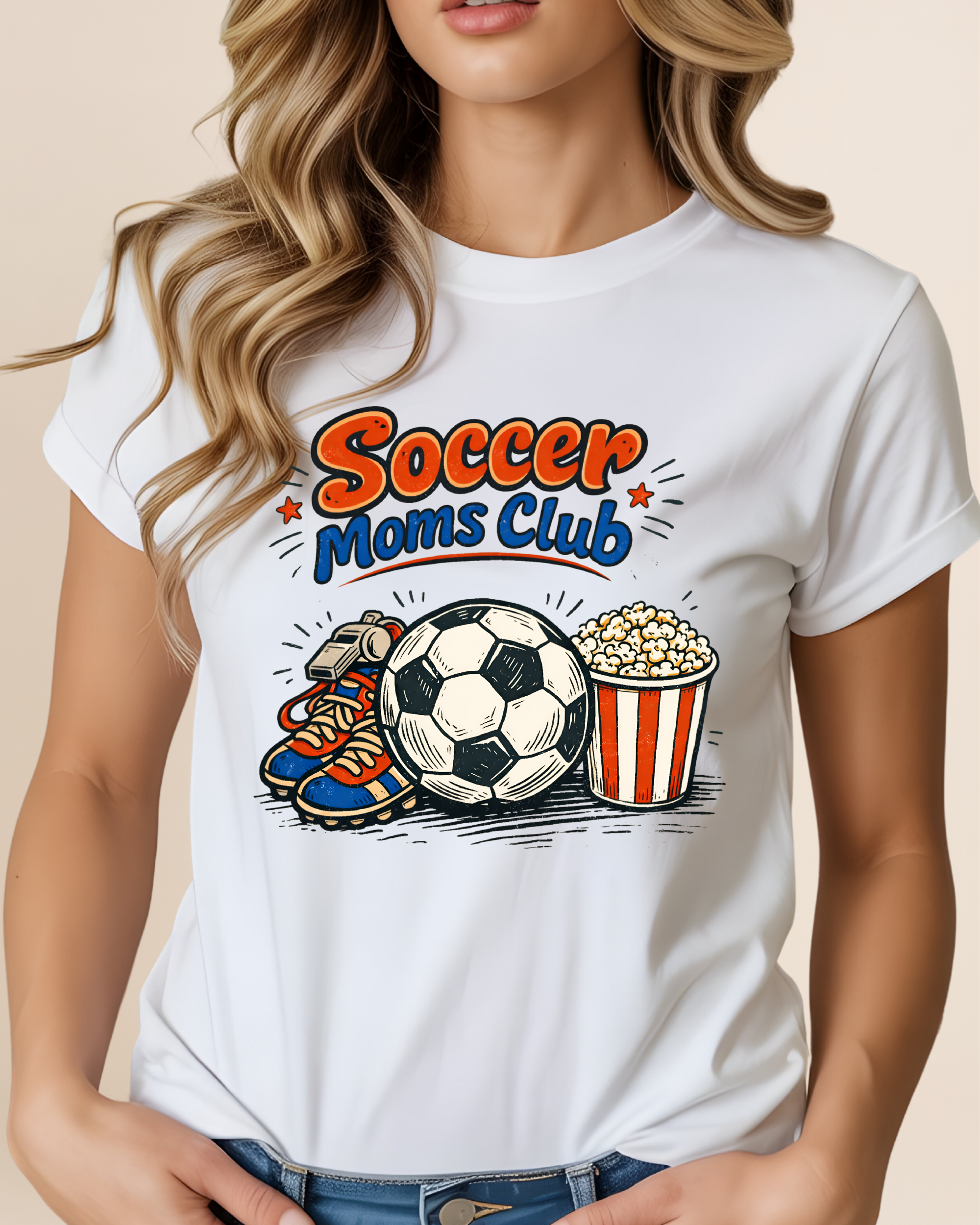 Soccer Mom Club Adult Unisex Tee