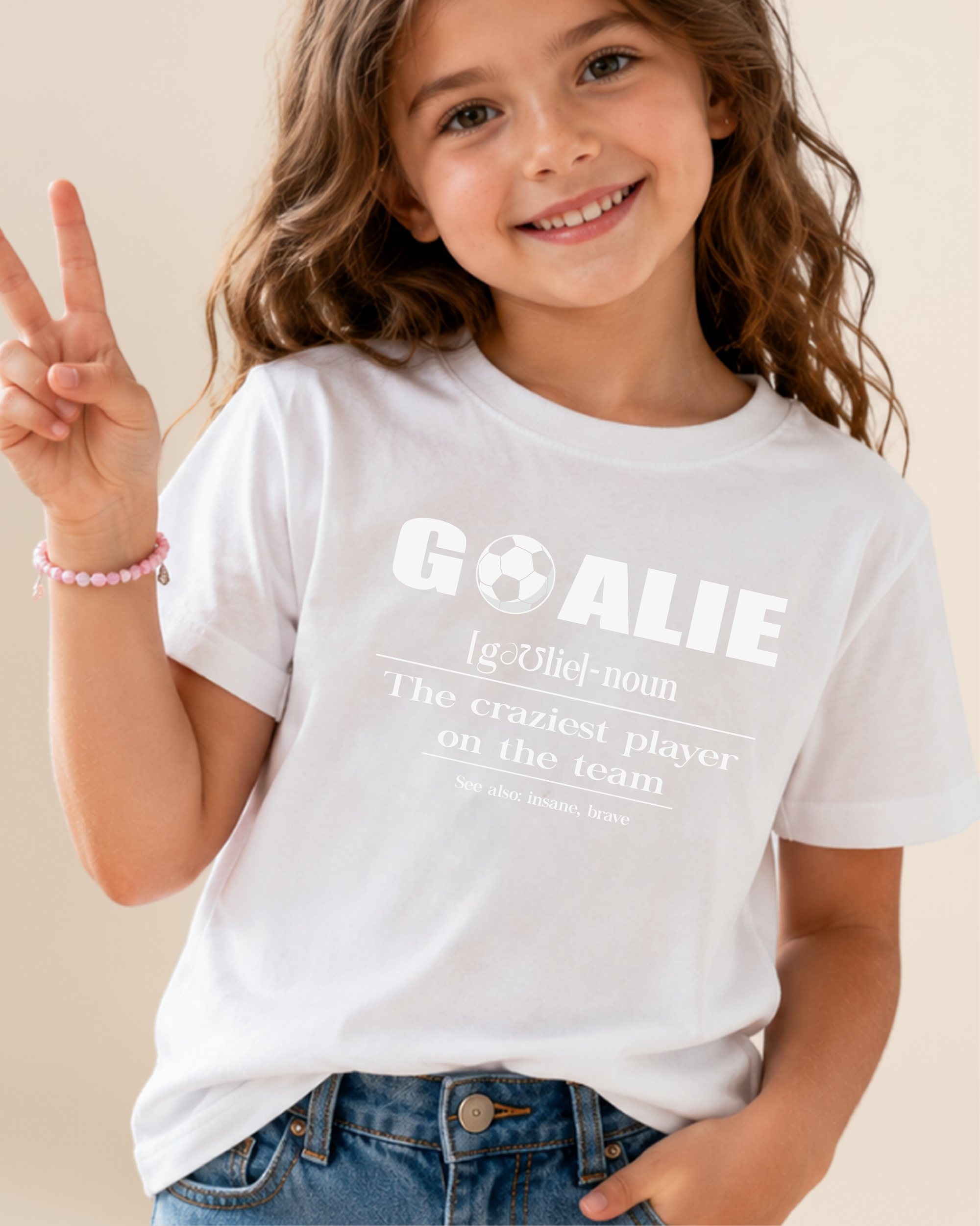 Funny Goalie for Soccer Players Youth Unisex Tee