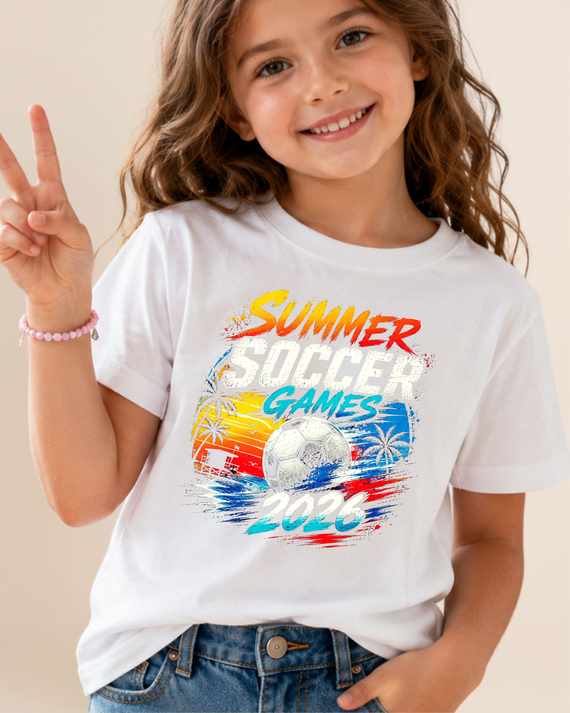 Summer Soccer games 2026 Youth Unisex Tee