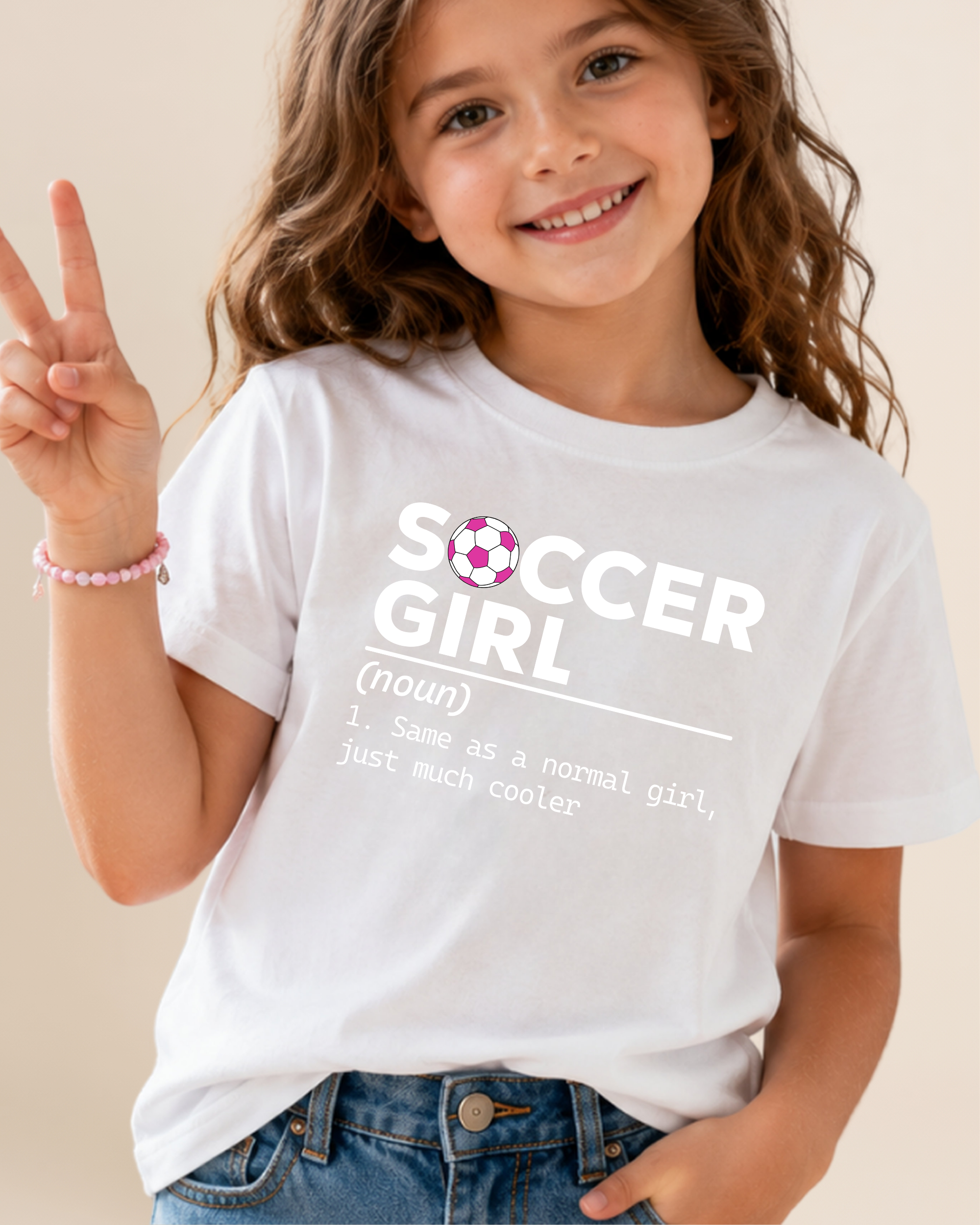 Soccer Girl Youth Unisex Tee