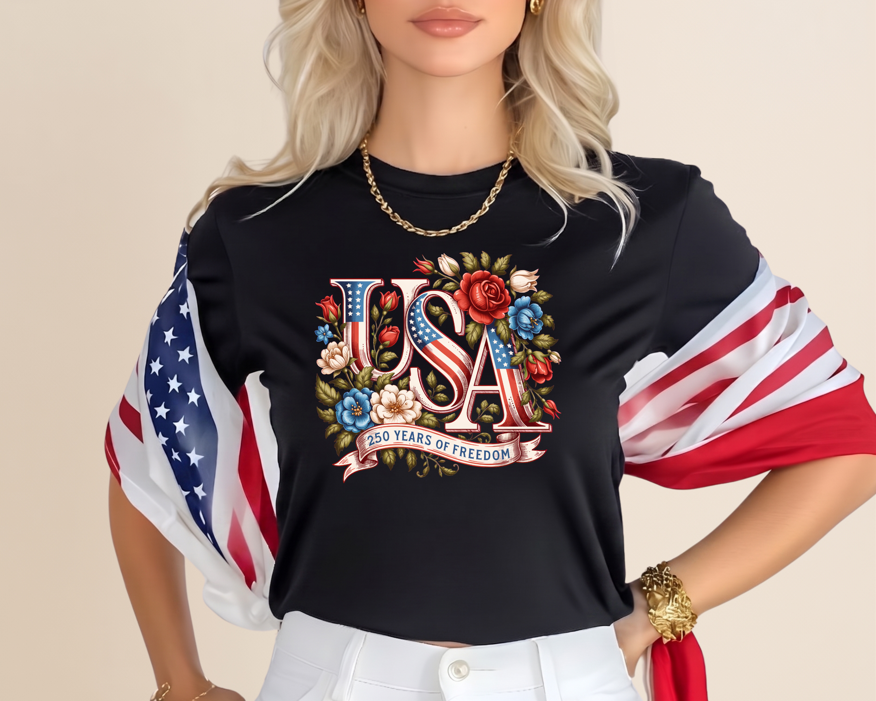 USA Adult Unisex Tee