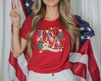 USA Adult Unisex Tee